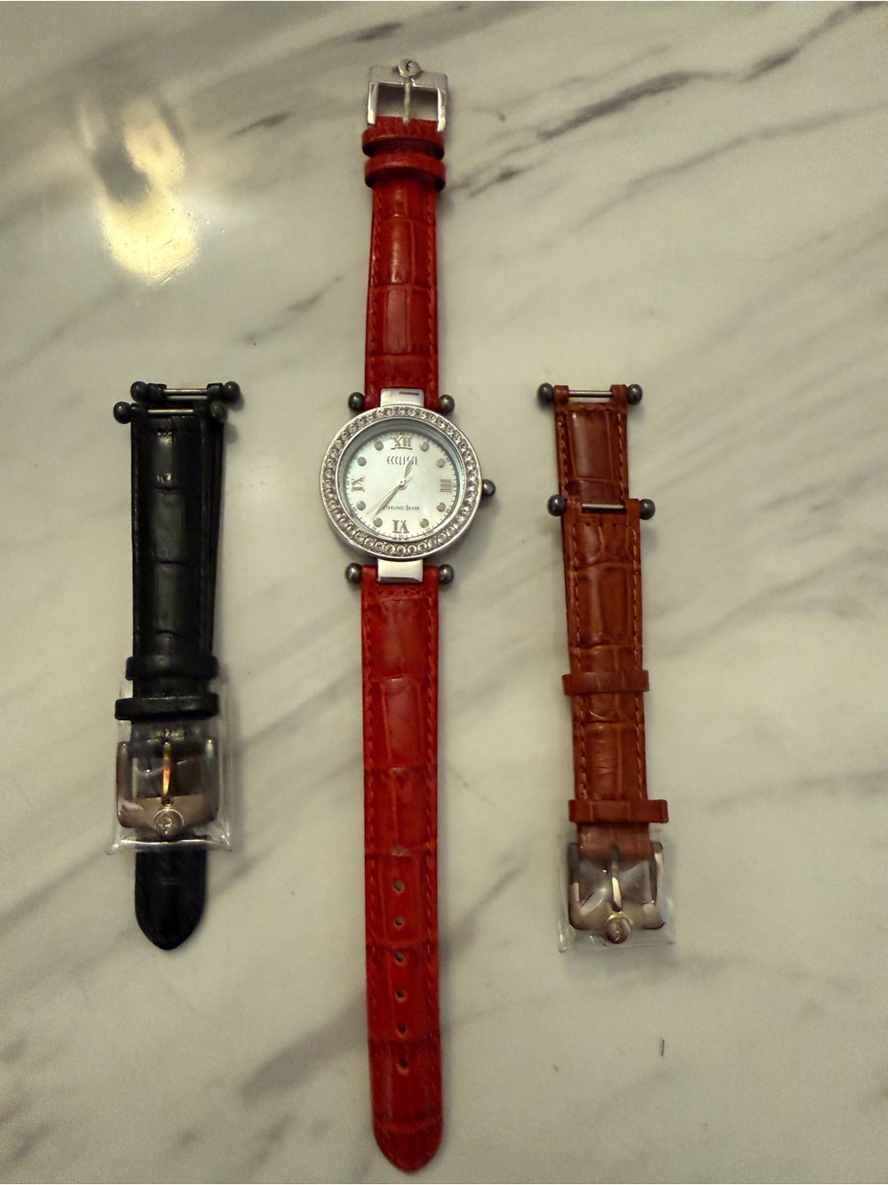 Ecclissi Watch with Mother-of-Pearl dial and Sterling Silver Case - Picture 10 of 10